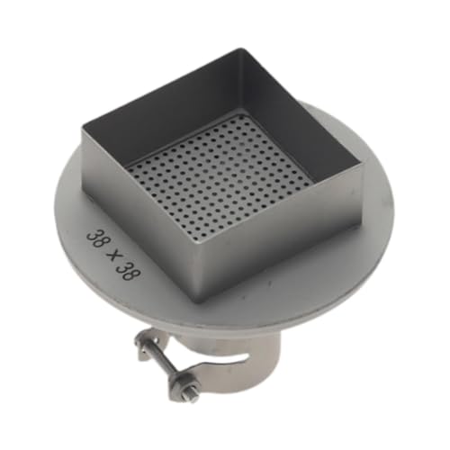 Baoblaze 850 Hot Air Nozzle Square Shape Silver for 850 Soldering Nozzle Sturdy Stainless Steel for Welder Tool Heat Machine Nozzle, 38x38mm
