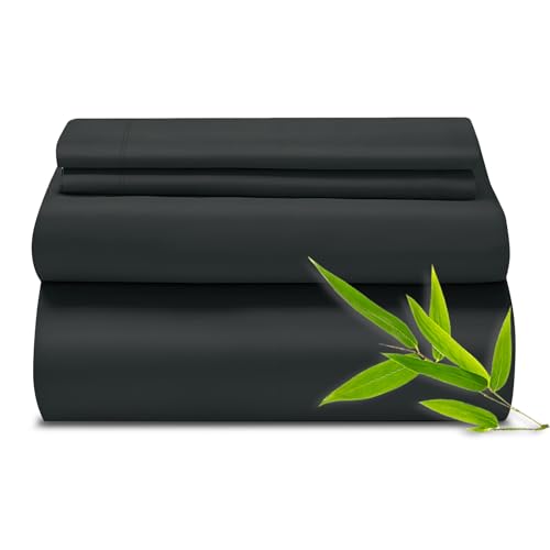 EaseHome King Cooling Sheets, Rayon Derived from Bamboo, Deep Pocket Up to 16