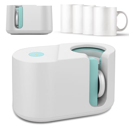 Becher-Wärmepressmaschine, automatische Tassenfoto-Pressmaschine für 11-15-Unzen-Tassen, Wärmeübertragungssublimations-Tassenpresse mit 4 Becherbechern, zum Bedrucken von Tassen, Spardosen