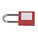 Lockout Tagout Locks 5 Set Safe Padlocks 38mm Plated Nylon with Writable Label - Durable High Temperature, Easy Identification for Industrial Use
