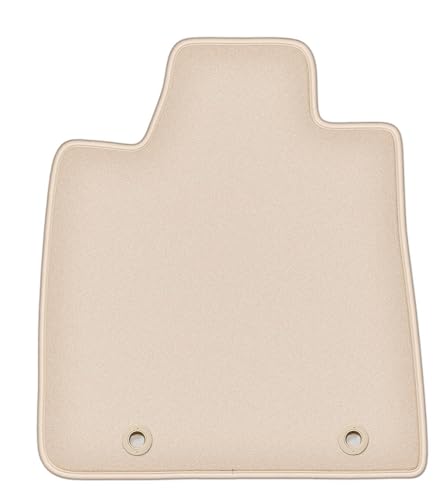 Tapis de sol beige en velours anti-usure pour conducteur Lexus RX III
