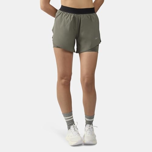 Short running femme 2 en 1 Reebok vêtement de sport décontracté