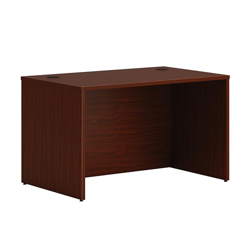 HON MOD Executive Desk 48-Inch Large Computer Desk Shell, Thick Wooden Laminate, Modern Table with Cord Management, 48
