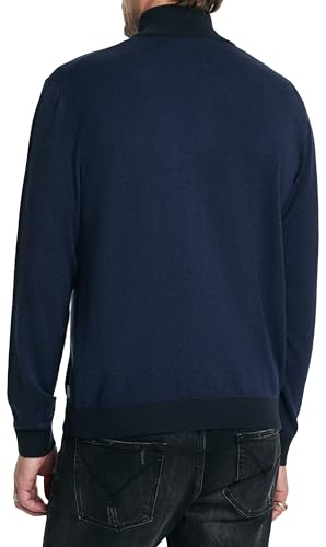 Pull John Varvatos col zippé homme idéal pour un look casual chic au bureau