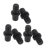 Holibanna 6 pezzi Kit Adattatori Manico Scopino Wc con Connessione Autolock Vite Ricambio Accessori Manico Spazzola Bagno per Fissaggio Sicuro e Duraturo