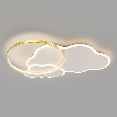 Plafonnier LED doré 38W moderne à intensité variable avec télécommande - 2