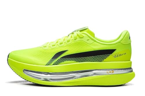 LI-NING Red Hare 9 Ultra Women's Running Shoes Lightweight Breathable Racing Training Sneakers Neon Lime US 8