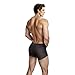 ZONBAILON Mens Sexy Underwear Sheer Ice Silk See Through Cool and Breathable Boxer Briefs Stretch Black XL