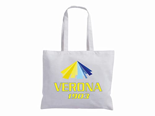 Tipolitografia Ghisleri Sac avec drapeau Verona 1903 en coton avec poignées longues