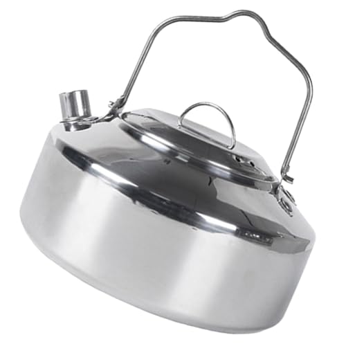Bouilloire camping portable acier inoxydable accessoire cuisine pour randonnée