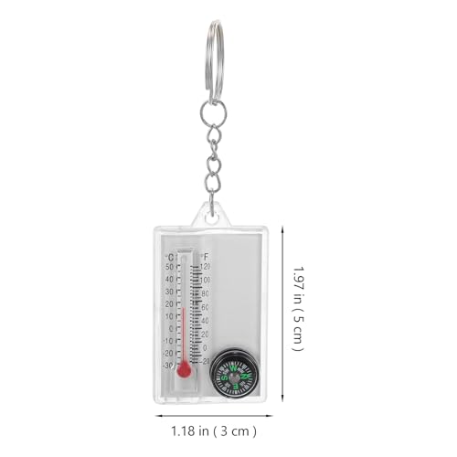 Brújulas pequeñas con termómetro DOITOOL 2 piezas miniatura 2