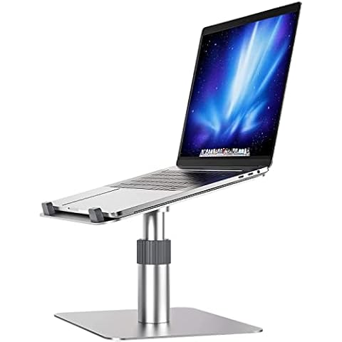 Newaner Laptop Stand Aluminum Height Adjustable, Computer Riser Holder 360°Rotatable Compatible With Notebook of 10-16inch Including Macbook Pro/Air Surface Lenovo Hp Asus Acer Dell MSI Samsung Cover