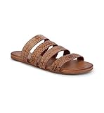 Bed|Stu Women's Henna Leather Sandal (Tan Rustic, Size 6)