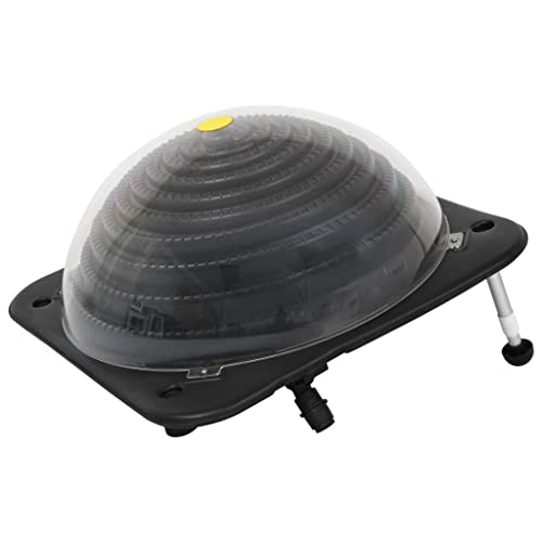 LEDSIX Home & Garden - Juego de calentador solar para piscina (75 x 75 x 36 cm, aluminio), diseño de polietileno de alta densidad