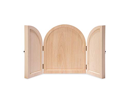 Tabla para icono de 17,5x22 cm cavada modelo L4 solo madera