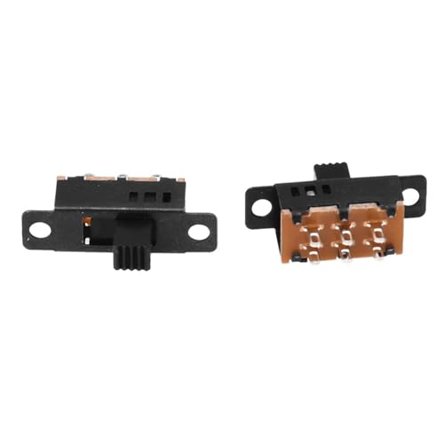 Interruptor Deslizante DPDT con Acabado Estructural para Panel Alta y Circuitos DC 3