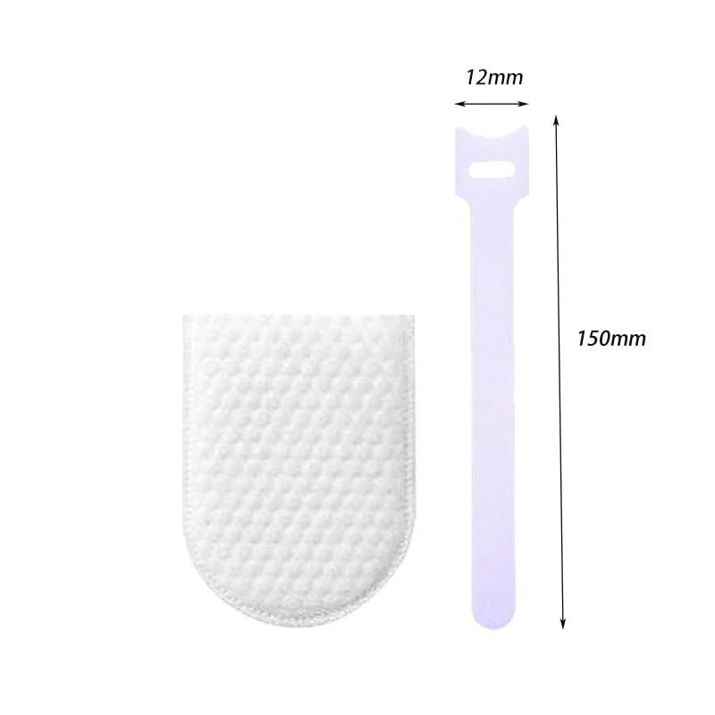 Image of Universal Faucet Water Filter Cotton Pack of 20 & 2 Securing Straps | Kitchen & Bathroom Tap Filter | High-Density Replacement Filter | Removes Dirt, Rust, Sand & Sediment | Easy Installation
