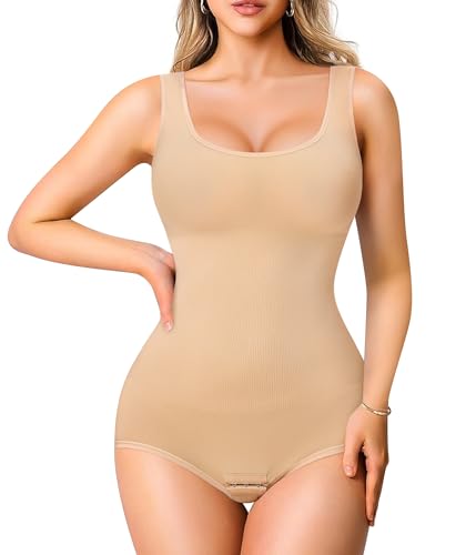 Gotoly Body Contenitivo Donna Shapewear Bodysuit Pancia Piatta Guaina Contenitiva Intimo Snellente Shaper Senza Cuciture