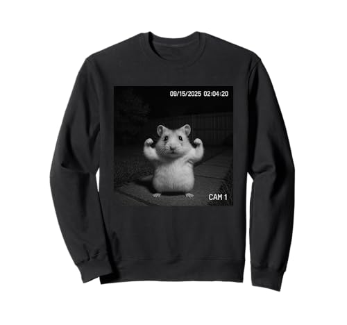 Funny Hamster Flexing On Security Camera �g���[�i�[