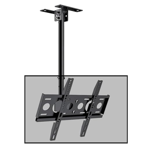 Soporte de techo para TV – Soporte de pared para TV, movimiento completo, rotación de 360°, soporte de TV inclinable, se adapta a pantallas de 26 a 60 pulgadas, VESA máx. 400 x 400 mm, longitud