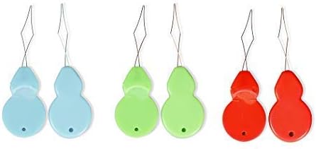 50 Pieces Plastic Wire Loop DIY Needle Threader Hand Machine Sewing Tool, Randoom Color (50 Pieces)