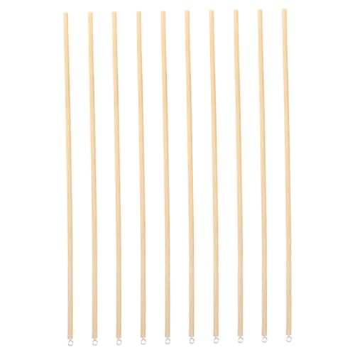 Milisten Shadow Puppets Manipulation Rods 10pcs Wooden Hand Puppet Joystick Set