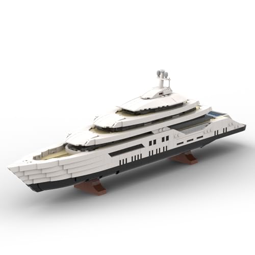 KAROYD 1/200 Yacht Model Building Kit, Mini Ship Series Building Block Set, Creative Interactive...