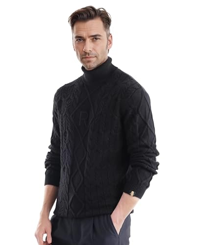 Image of Rare Rabbit Regular fit Textured Sweater