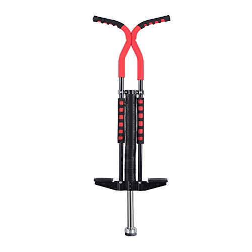 WHCQ palillo de Pogo para Las Personas con un Peso de 36 a 72 Kg - palillo de Pogo para niños y niñas (y los Adultos) - Luz, construcción Robusta,Rojo