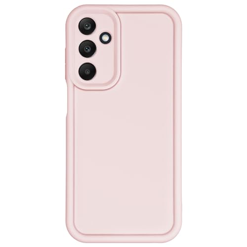 Puxicu Slim Case for Samsung Galaxy A15 5G, Enhanced Camera Protection, Shockproof Skin-Friendly Touch Soft Case Cover for Samsung Galaxy A15 Phone, Light Pink