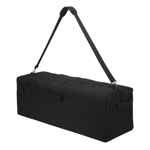 100L Large Duffle Bag - 36 inch Heavy Duty Luggage Bag for Travel/Camping - Black 36” X 13” X 13” Black