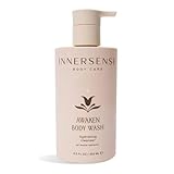 INNERSENSE Organic Beauty - Awaken Body Wash | Avocado Oil, Vitamins B5, C + D to Gently Cleanse, Soften, Soothe Skin | Clean, Non-Toxic, Cruelty-Free | Paraben + Phthalate Free (8.5 fl oz | 250 ml)