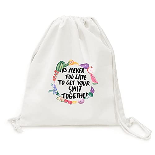 Sac en tissu pliable idée cadeau écoresponsable fruits légumes sangle