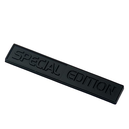 Image of 2Pc Special Edition Emblem 3D Fender Badge Car Truck Sticker Decal Fit for Universal Car Truck SUV (Matte Black)