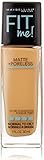Maybelline New York Fit Me Matte + Poreless Foundation, Soft Tan [228], 1 Ounce