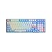 EPOMAKER AKKO 3098B - Tastiera meccanica hot-swap a 98 tasti con retroilluminazione RGB, tasti PBT per gamer (AKKO Silver, Doll of The Princess)