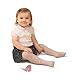 Aquilone Strumpfhose Bella, Baby-Strumpfhose, Strumpfhose für Neugeborene, durchscheinend mit Herzstickerei, Strumpfhose für Zeremonien – Made in Italy, Weiß x1 Paar, 12-18 Monate