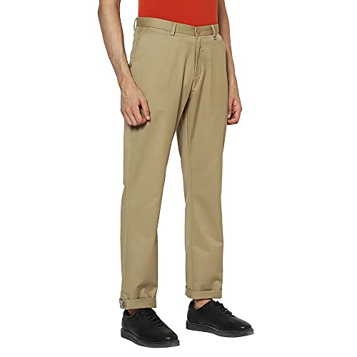 Image of Blackberrys Men's Cotton Slim Fit Casual Trousers