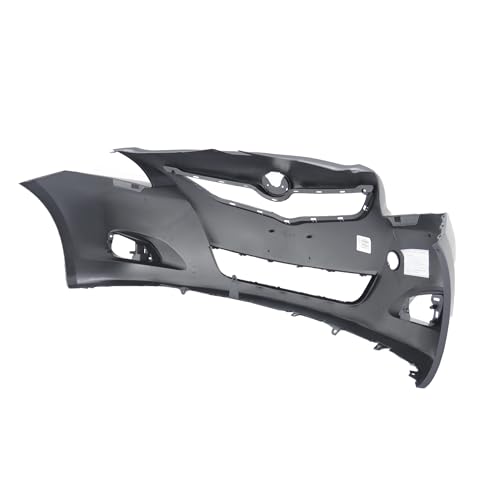 Image of FitParts Compatible with Toyota Yaris 2007-2012 Front Bumper Cover | Primed, With Fog Light Holes, Without Parking Sensor Holes, Sedan, Ready to Paint, OEM 5211952934, TO1000321