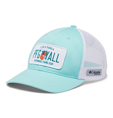 Gorra Columbia PFG Trucker con malla transpirable y visera protectora contra reflejos solares