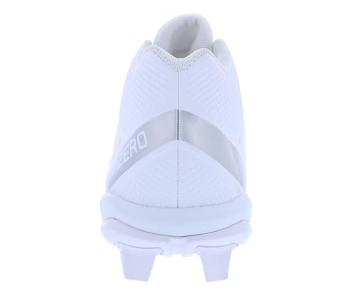 Image of adidas Adizero Impact.2 Md Mens Shoes Size 13, Color: Cloud White /Silver Metallic /Cloud White