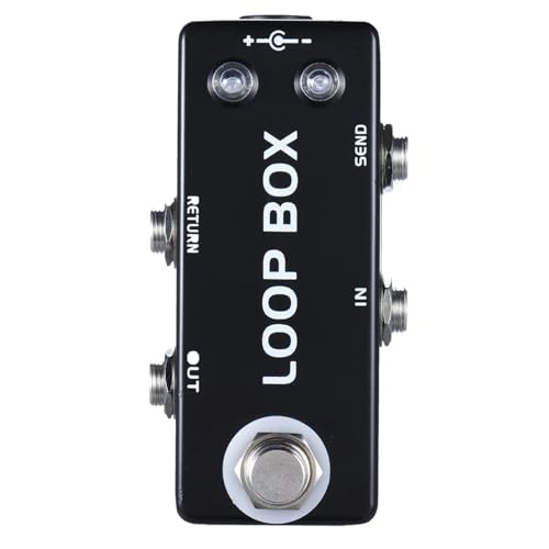 Loop Box Guitar Effect Pedal Switcher Channel Selection True Bypass Guitar Parts Switcher Channel Selection True Bypass Looper
