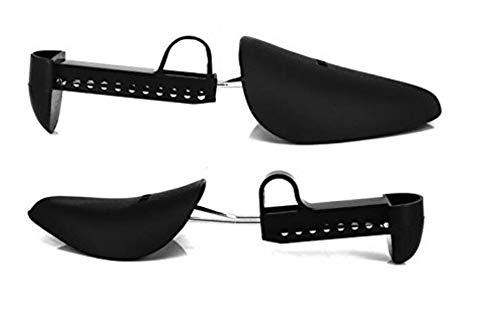 Xingzi 1 Pair Practical Plastic Adjustable Length Men Shoe Tree Stretcher Boot Holder Shaper Organizers Great For All Shoes Heels And Sneakers Sports Shoes(Black) #TOP4