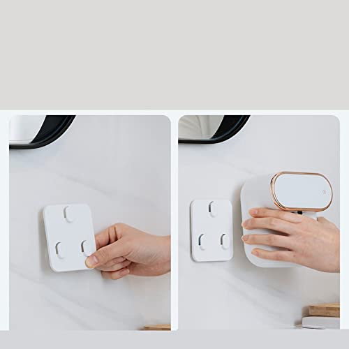 Dispensador de jabón mini automático de espuma blanco para pared 5