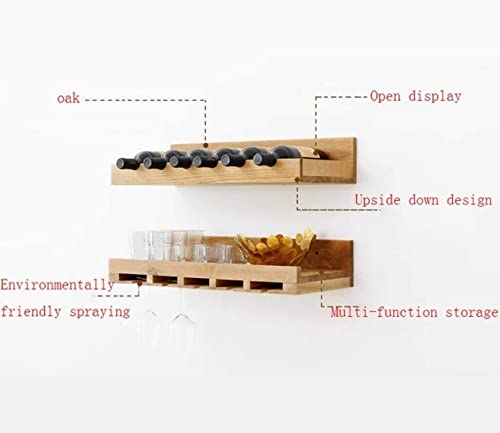 Soporte para botellas RUVOO de madera sólida marrón miniatura 3
