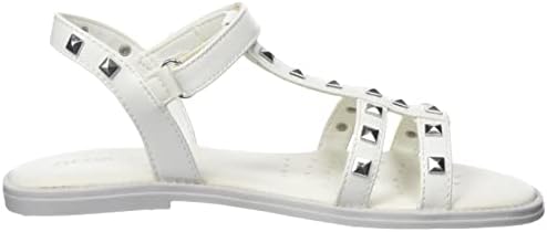 Geox Girl's Karly Sandal 66 (Little Kid/Big Kid) White 33 (US 2 Little Kid) M | Image 5