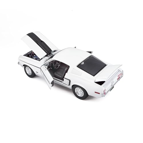 Maisto 1968 Ford Mustang GT Cobra Jet 1:18 Modelo Diecast miniatura 7