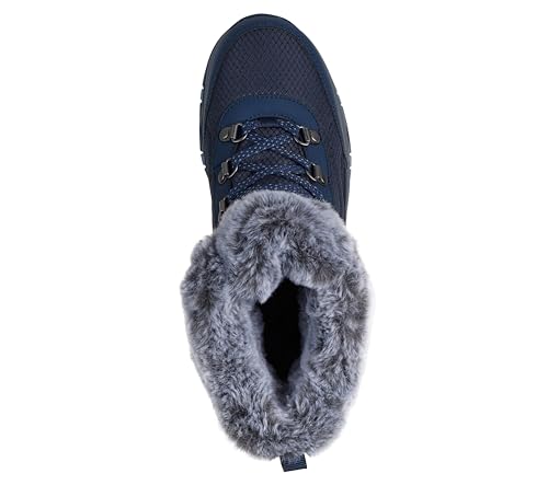 Skechers Donna Waterproof Relaxed Fit: Trego - Stormie Shoes In Blu Navy Blue, Taglia 37 - 3