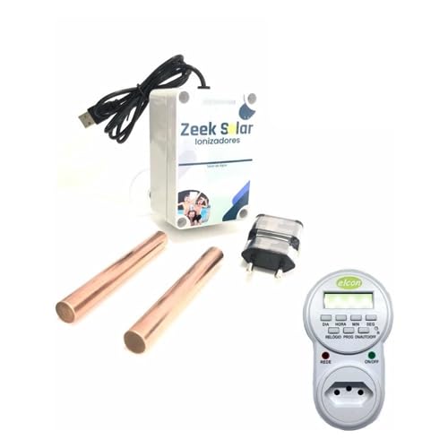 Ionizador Elétrico Piscina Ate 120.000 Lt + Timer Digital