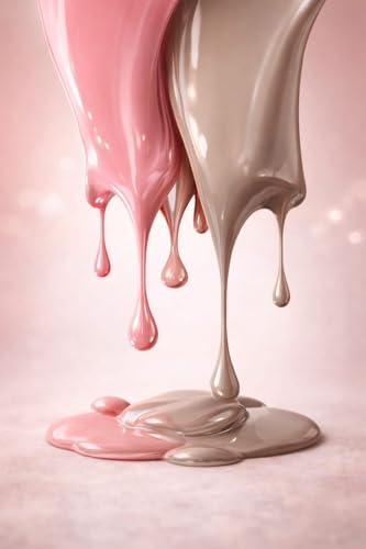 Image of Nail Paint Combo Pack of 2 | Quick Dry | Long Lasting | Glossy Finish (Pink Grey Combo)